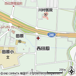 岐阜県関市西田原1342周辺の地図