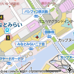 横浜ベイホテル東急　ブライダルサロン周辺の地図