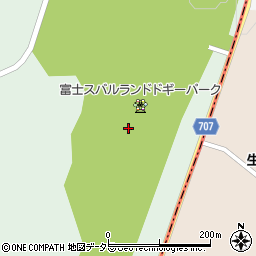 富士すばるランド　ドギーパーク周辺の地図
