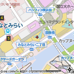 クイーン・アリス 横浜ベイホテル東急周辺の地図