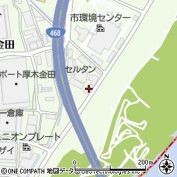神奈川県厚木市金田1659周辺の地図