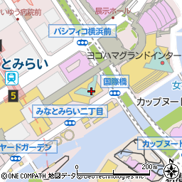 横浜ベイホテル東急周辺の地図