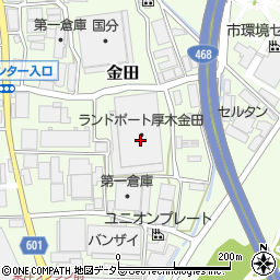 神奈川県厚木市金田1095周辺の地図