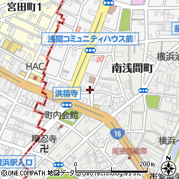 八興産業株式会社　横浜支店周辺の地図