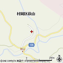 兵庫県美方郡香美町村岡区萩山139周辺の地図