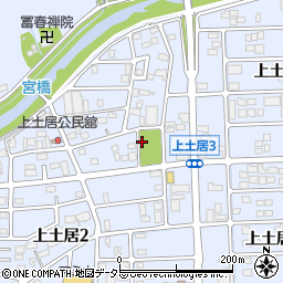 富塚公園トイレ周辺の地図