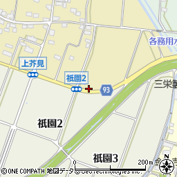 祇園２周辺の地図