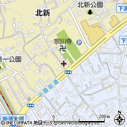 神奈川県横浜市瀬谷区北新26-17周辺の地図