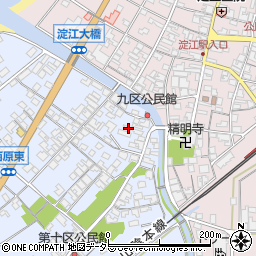 鳥取県米子市淀江町西原520-1周辺の地図