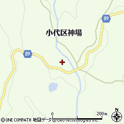 兵庫県美方郡香美町小代区神場142周辺の地図