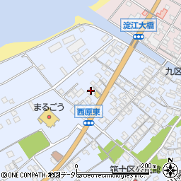 鳥取県米子市淀江町西原1303-39周辺の地図