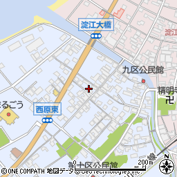鳥取県米子市淀江町西原1306周辺の地図