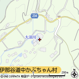 長野県飯田市箱川385周辺の地図