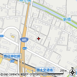島根県松江市東津田町833周辺の地図