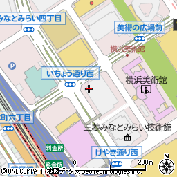 ローソン横浜コネクトスクエア店周辺の地図