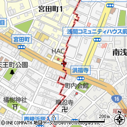 中央建鉄株式会社　横浜支店周辺の地図