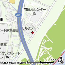 神奈川県厚木市金田1659-1周辺の地図