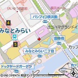 ワイン スタンド バジル WINE STAND BASIL みなとみらい東急スクエア クイーンズスクエア横浜周辺の地図
