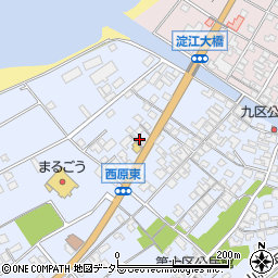 鳥取県米子市淀江町西原1303-40周辺の地図