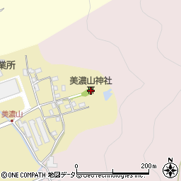 美濃山神社周辺の地図