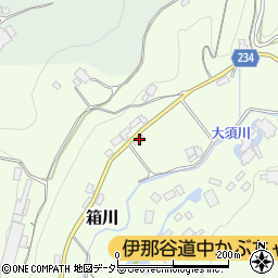 長野県飯田市箱川189周辺の地図