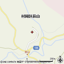 兵庫県美方郡香美町村岡区萩山128周辺の地図