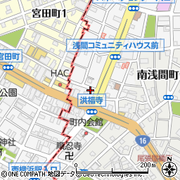 神奈川銀行洪福寺支店周辺の地図