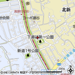 神奈川県横浜市瀬谷区北新34周辺の地図