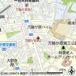 リパーク横浜万騎が原駐車場周辺の地図