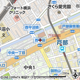 はんこ屋さんスクウェア横浜戸部店周辺の地図