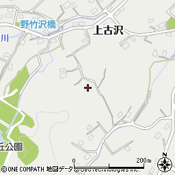 神奈川県厚木市上古沢周辺の地図