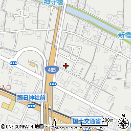 島根県松江市東津田町876周辺の地図