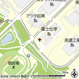 富士化学株式会社　ハウトフォーム事業部中津川周辺の地図