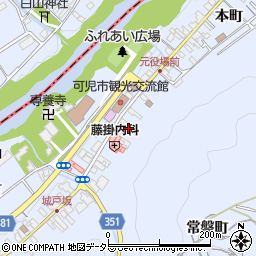 岐阜県可児市兼山常盤町周辺の地図