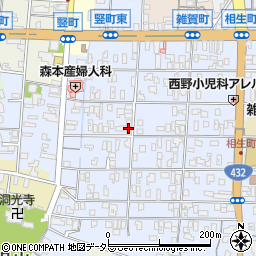 島根県松江市雑賀町周辺の地図