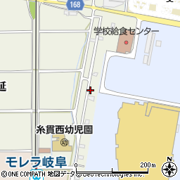 岐阜県本巣市見延1414周辺の地図