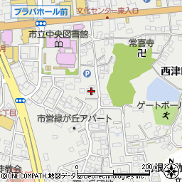 グランフォレスト西津田管理室周辺の地図
