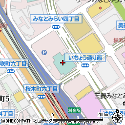 横浜－みなとみらい周辺の地図
