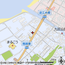 鳥取県米子市淀江町西原1303-36周辺の地図