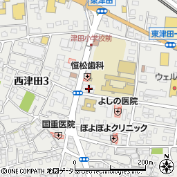 島根県松江市東津田町1182周辺の地図