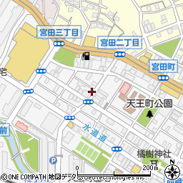 ナビパーク天王町第１駐車場周辺の地図