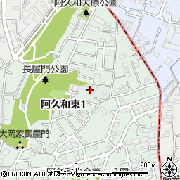 神奈川県横浜市瀬谷区阿久和東1丁目30周辺の地図