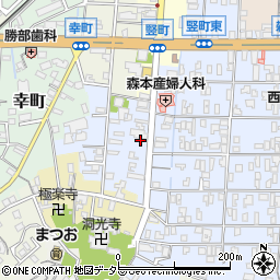 川津理容室周辺の地図