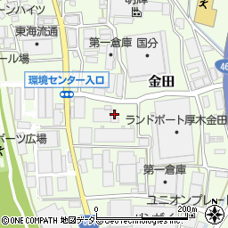 神奈川県厚木市金田1032周辺の地図