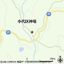 兵庫県美方郡香美町小代区神場388周辺の地図