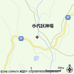 兵庫県美方郡香美町小代区神場128周辺の地図