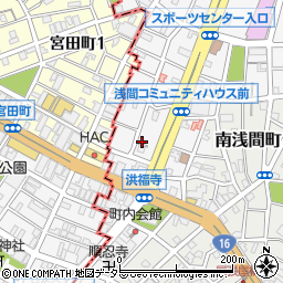 グランドマスト横浜浅間町周辺の地図