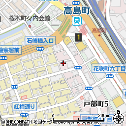 長坂荘周辺の地図