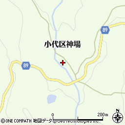 兵庫県美方郡香美町小代区神場400周辺の地図