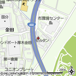 神奈川県厚木市金田1655周辺の地図